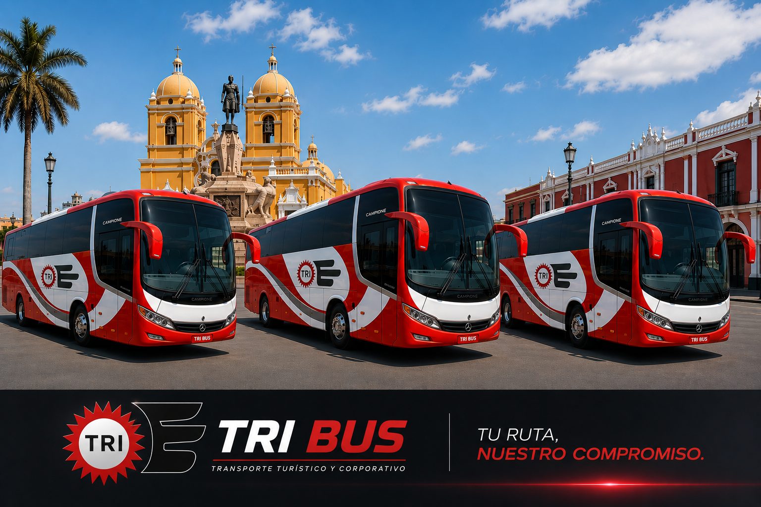 Flota TRI BUS — Transporte turístico y corporativo